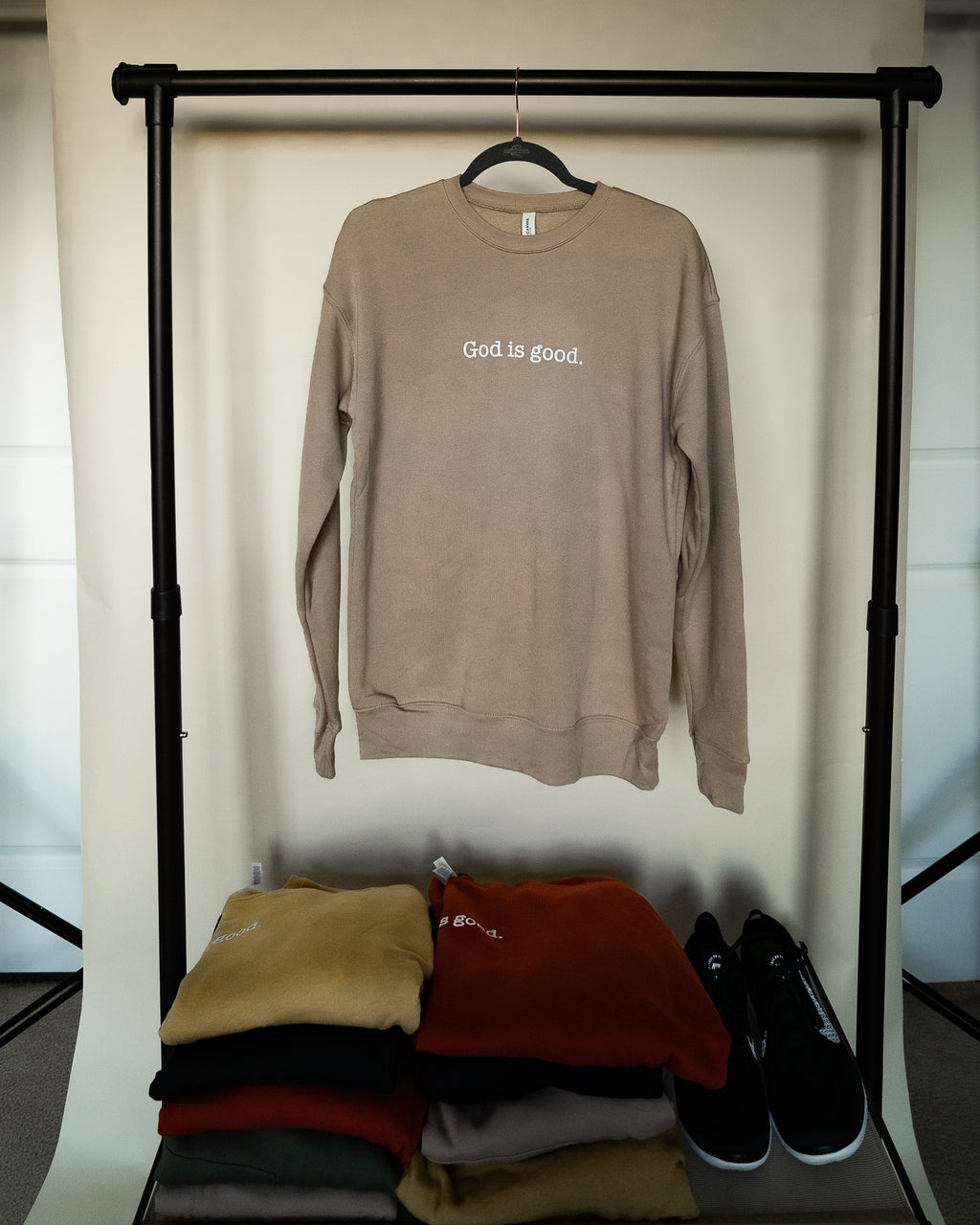 God is good Crewneck Sweatshirt [Tan]