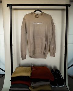 God is good Hoodie V2 [Tan]