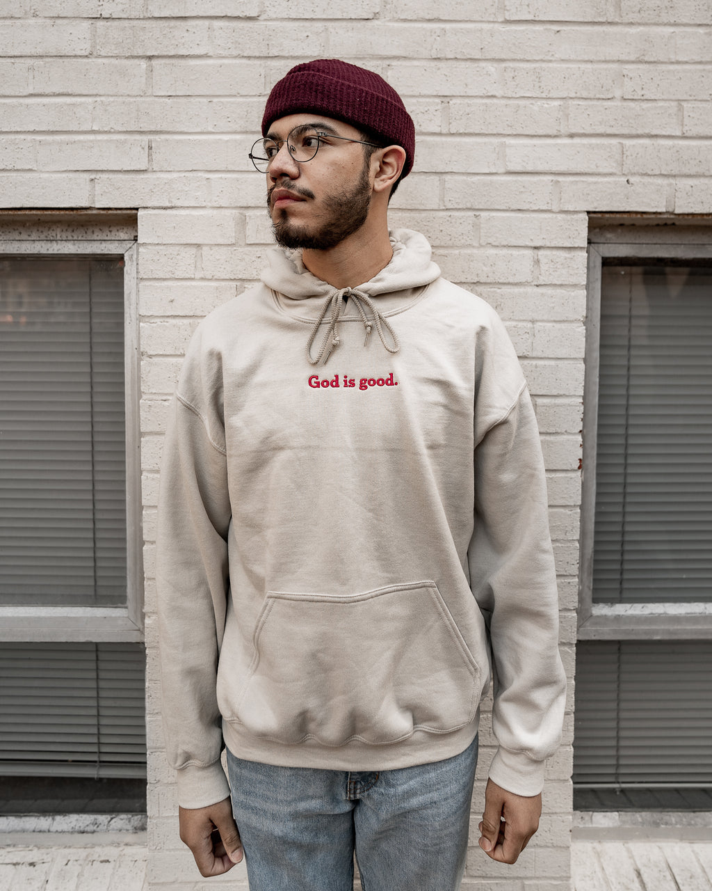 God is good Hoodie V3 [Sand]