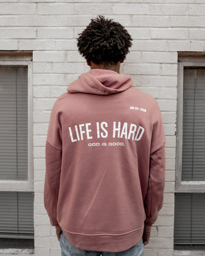 God is good Hoodie V3 [Dusty Rose Pink]