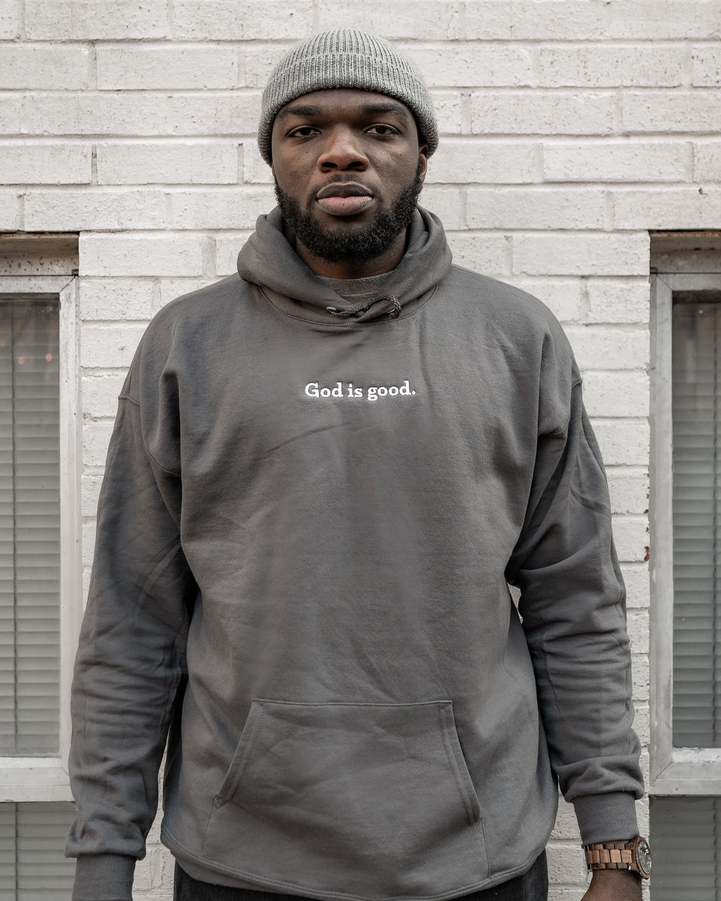 God is good Hoodie V3 [Charcoal Gray]