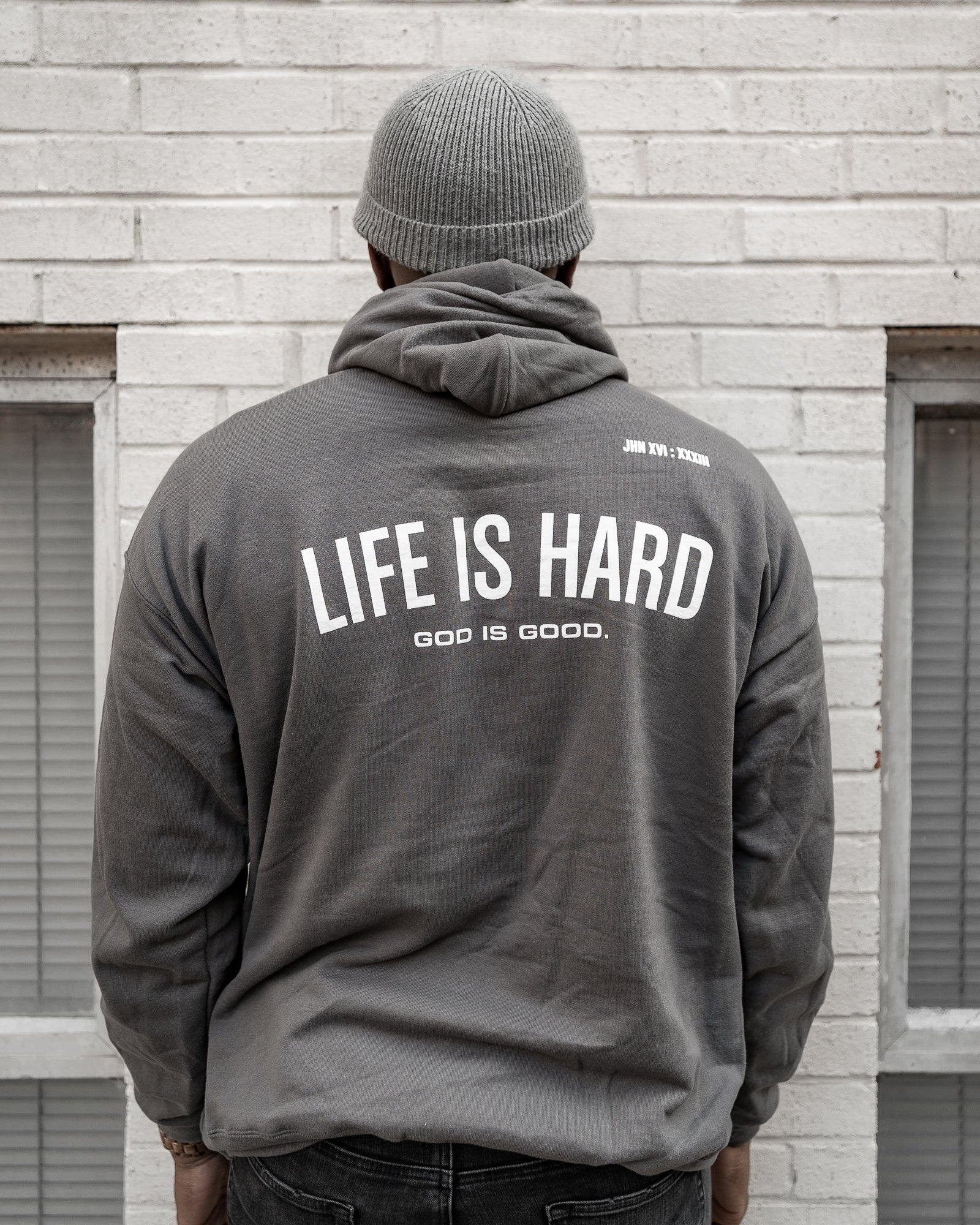 God is good Hoodie V3 [Charcoal Gray]